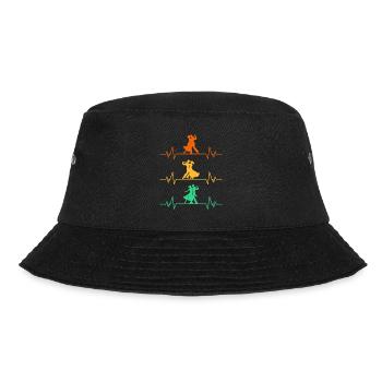 Gesellschaftstanz Herzschlag Tanz - Bucket Hat - Schwarz - Vorne - Lela (165cm)