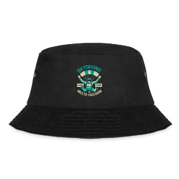 Skydiving: where fear meets freedom - Bucket Hat - black - Front - Lela (165cm)