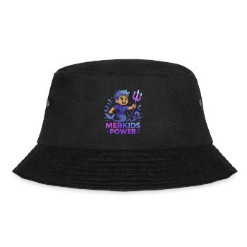 Merkids Power - Bucket Hat - Schwarz - Vorne - Lela (165cm)