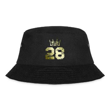 28 Number crown - Bucket Hat - black - Front - Lela (165cm)