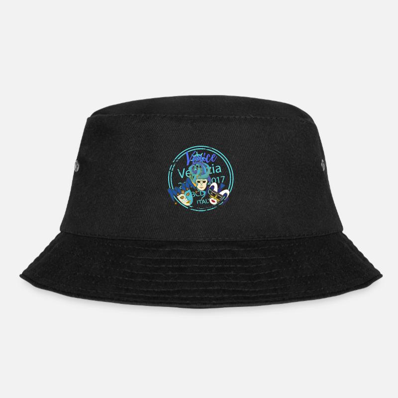 Venice, Italy - Bucket Hat - black