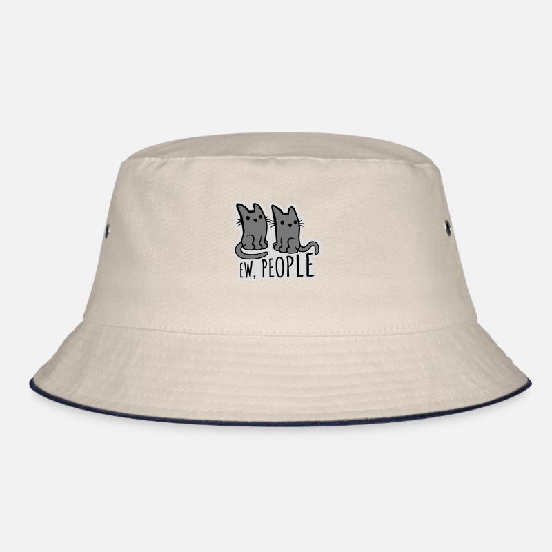 Pets Cats ew people Bucket Hat