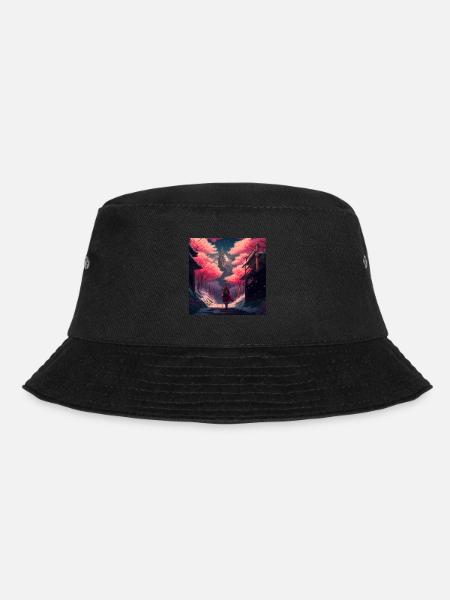 Blossom Path - Bucket Hat - Schwarz