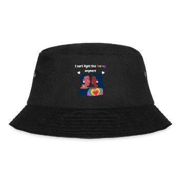 I can't fight this feeling anymore. LGBTQ+ Design. - Bucket Hat - black - Front - Lela (165cm)