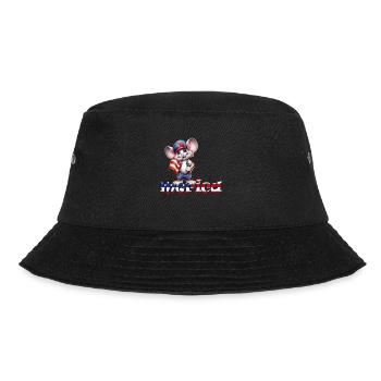 Mouse America Stars and Stripes Baseball July 4 - Bucket Hat - black - Front - Lela (165cm)