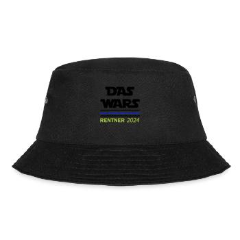 das wars rentner 2024 - Bucket Hat - Schwarz - Vorne - Lela (165cm)
