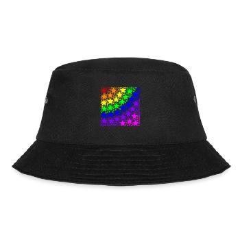 Étoiles arc-en-ciel idée cadeau coloré LGBT LGBTQ - Bob - noir - Devant - Lela (165cm)