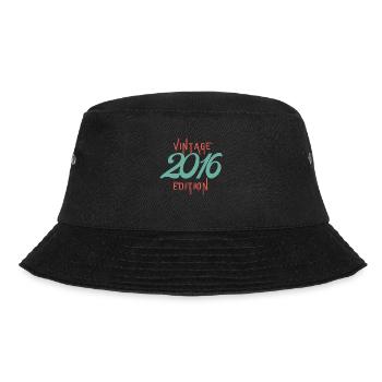 Jahrgang 2016 Ausgabe - Bucket Hat - Schwarz - Vorne - Lela (165cm)