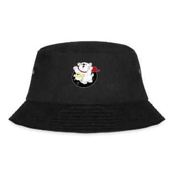 Hund koreanisch - japanischer Stil 06 - Bucket Hat - Schwarz - Vorne - Lela (165cm)