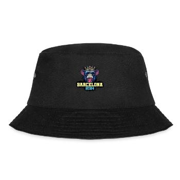 Barcelona 2024 Affe - Bucket Hat - Schwarz - Vorne - Lela (165cm)