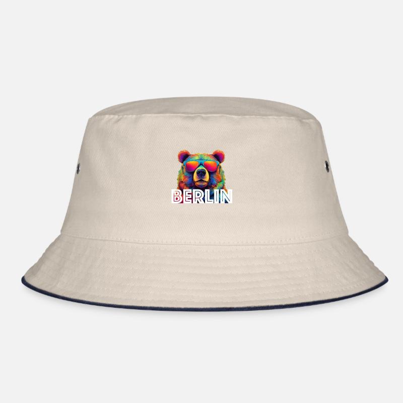 Bear with sunglasses Bucket Hat