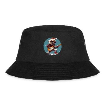Cheetah Christmas Rocker Guitar - Bucket Hat - black - Front - Lela (165cm)