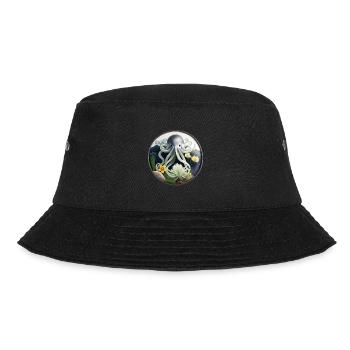 Tintenfisch - Bucket Hat - Schwarz - Vorne - Lela (165cm)