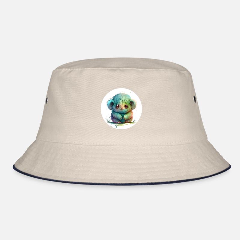 Tier Affe fantasy und niedlich Bucket Hat