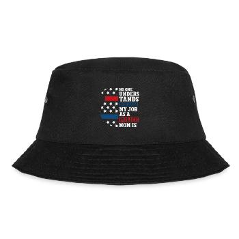 Polizei Polizist Polizeibeamte - Bucket Hat - Schwarz - Vorne - Lela (165cm)
