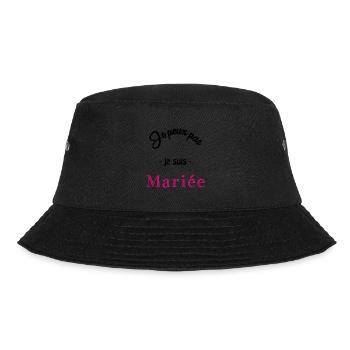 MARIEE. COEUR. COUPLE. JUST MARRIED. EVJF - Bob - noir - Devant - Lela (165cm)