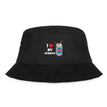 I love my pure berry! Beer drinkers - Bucket Hat - black - Front - Lela (165cm)