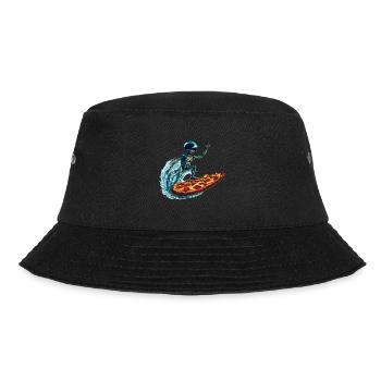 Pizza Surfer Alien - Bucket Hat - black - Front - Lela (165cm)