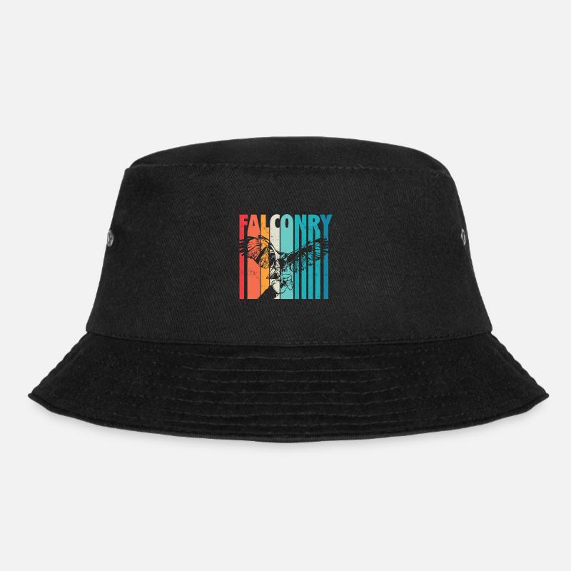 Falknerei - Bucket Hat - Schwarz