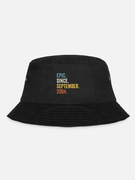 Epic Since September 2004 18. Geburtstag - Bucket Hat - Schwarz