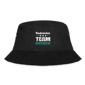 Badminton Team - Bucket Hat - Schwarz - Vorne - Lela (165cm)