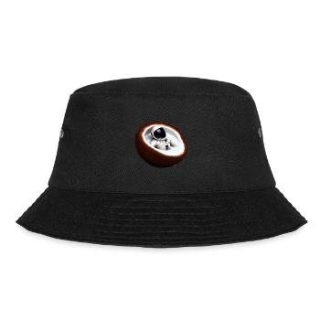Astronaut in a coconut - Bucket Hat - black - Front - Lela (165cm)