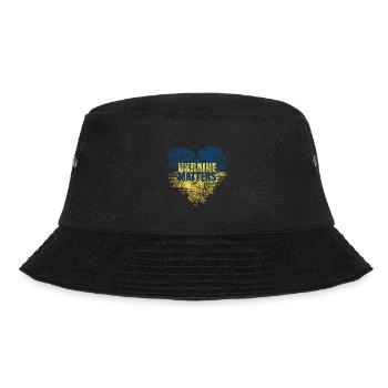 Ukraine Matters - Peace for Ukraine - Bucket Hat - black - Front - Lela (165cm)