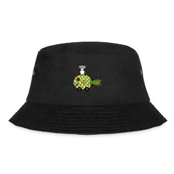 Pineapple Motorhome Holidays Mouse Travel Travel Child - Bucket Hat - black - Front - Lela (165cm)