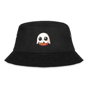 Ladybug Halloween Comic Ghost - Bucket Hat - black - Front - Lela (165cm)