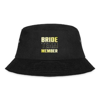 Bride Team - Bucket Hat - black - Front - Lela (165cm)