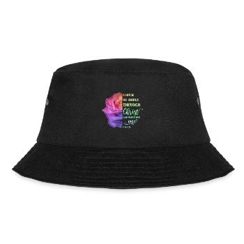 I Can Do All Things Through Christ LGBT Jésus - Bob - noir - Devant - Lela (165cm)