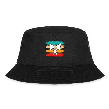 Maurer Retro - Bucket Hat - Schwarz - Vorne - Lela (165cm)