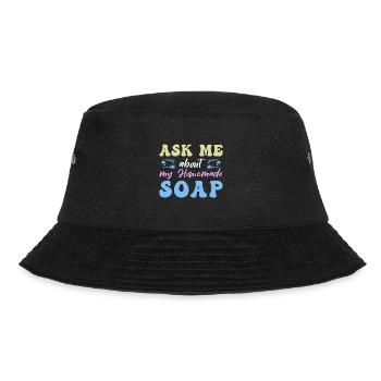 Seife Herstellen Handgemachte Seife - Bucket Hat - Schwarz - Vorne - Lela (165cm)