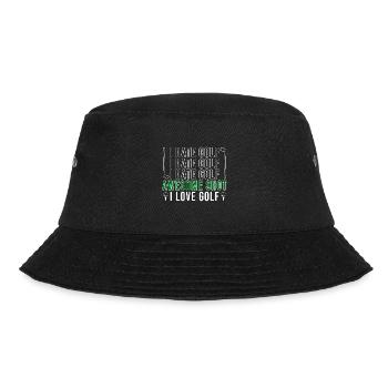 Golf Golfers Golfers - Bucket Hat - black - Front - Lela (165cm)