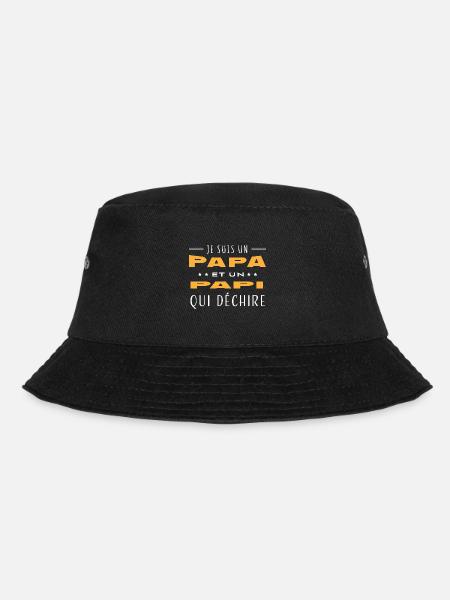 Papa et papi qui déchire homme humour grand-père - Bob - noir