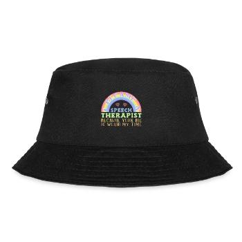 Sprachtherapie Sprachtherapeut - Bucket Hat - Schwarz - Vorne - Lela (165cm)