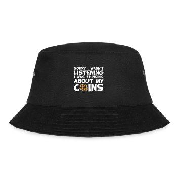 Coin collectors collect coins - Bucket Hat - black - Front - Lela (165cm)