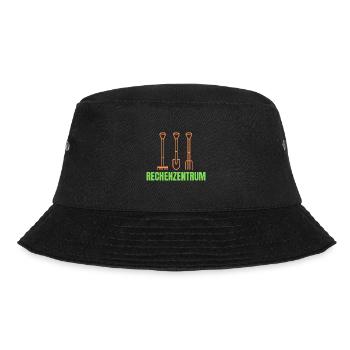 Garten Gärtner Rechenzentrum Spruch Hobbygärtner - Bucket Hat - Schwarz - Vorne - Lela (165cm)