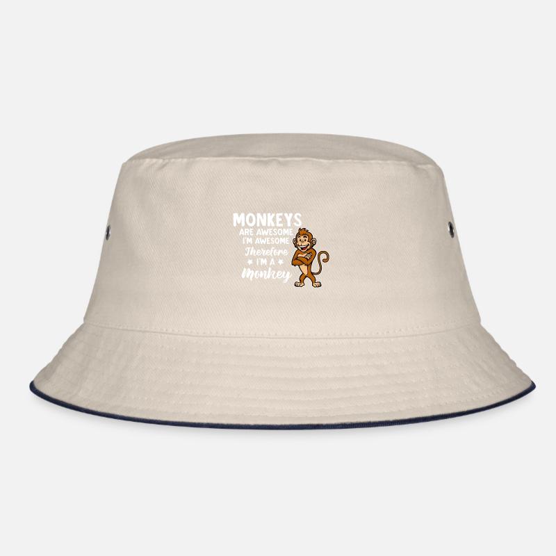 Monkey quoted I'm great, that's why I'm e Bucket Hat