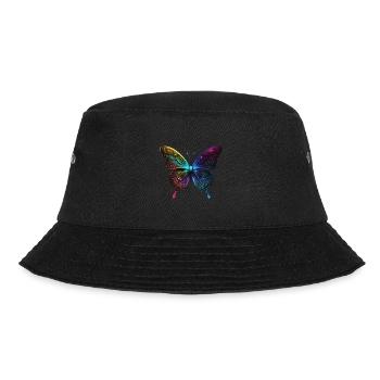 HÜBSCHER SCHMETTERLING - Bucket Hat - Schwarz - Vorne - Lela (165cm)