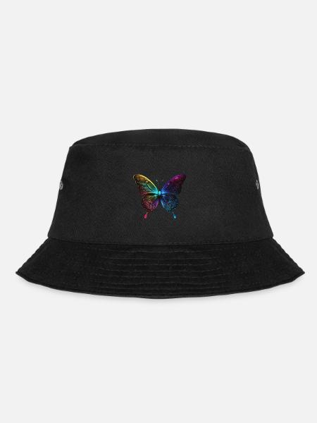 HÜBSCHER SCHMETTERLING - Bucket Hat - Schwarz
