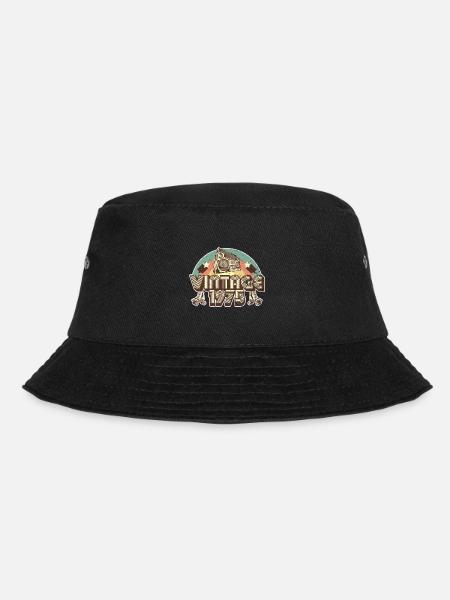 1975 Geburtstag geboren im Jahr 1975 Retro Vintage - Bucket Hat - Schwarz