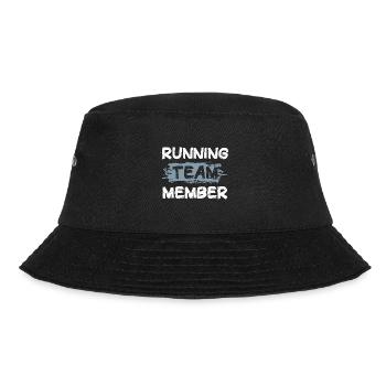 Running Team - Bucket Hat - Schwarz - Vorne - Lela (165cm)