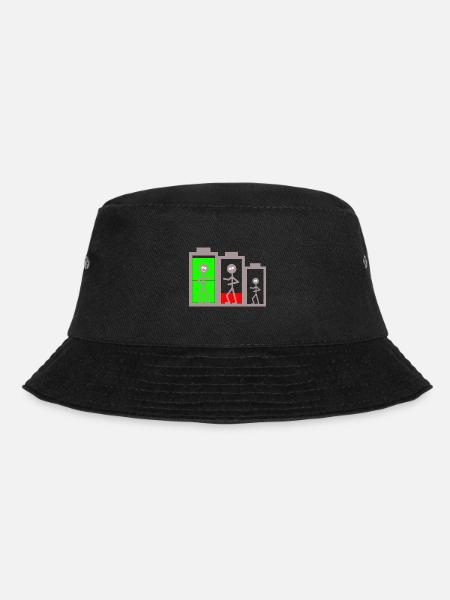 Batteri Energy Battery Power Batteries - Bucket Hat - black