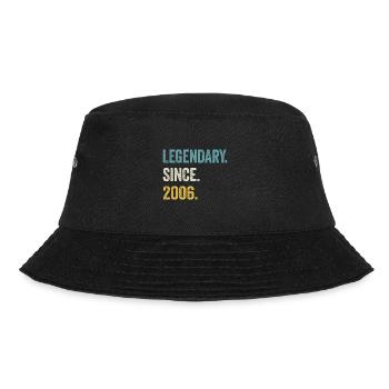 19. Geburtstag 19 Jahre Legendary Since 2006 - Bucket Hat - Schwarz - Vorne - Lela (165cm)