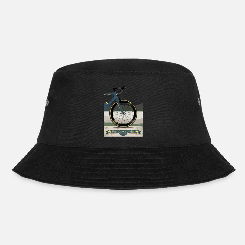 Tour Down Under Bike - Bucket Hat - Schwarz