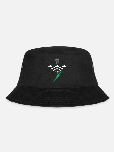 Hello World vlog_01 - Bucket Hat - Schwarz