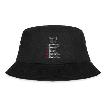 Viking-Tour - Bucket Hat - Schwarz - Vorne - Lela (165cm)