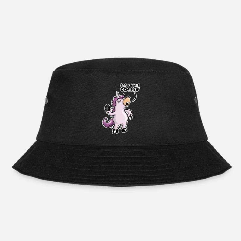 Sprich mit dem Huf - Bucket Hat - Schwarz
