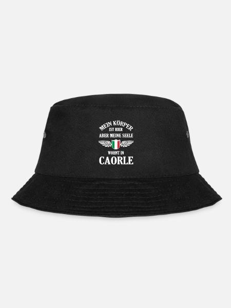 Caorle-Romantik – Das Herz schlägt am Meer - Bucket Hat - Schwarz